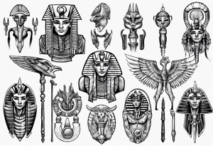 Egyptian god, Set tattoo idea