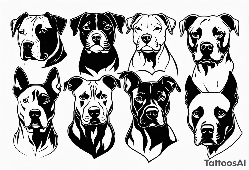 Pitbull, army, christian tattoo idea