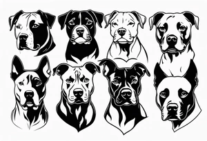 Pitbull, army, christian tattoo idea
