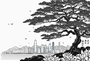 Hong Kong tree 6 tattoo idea