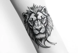 Life goes on, my darling;
Lion, strength, warrior mental health date 21-07-01 

Small on lower wrist tattoo idea