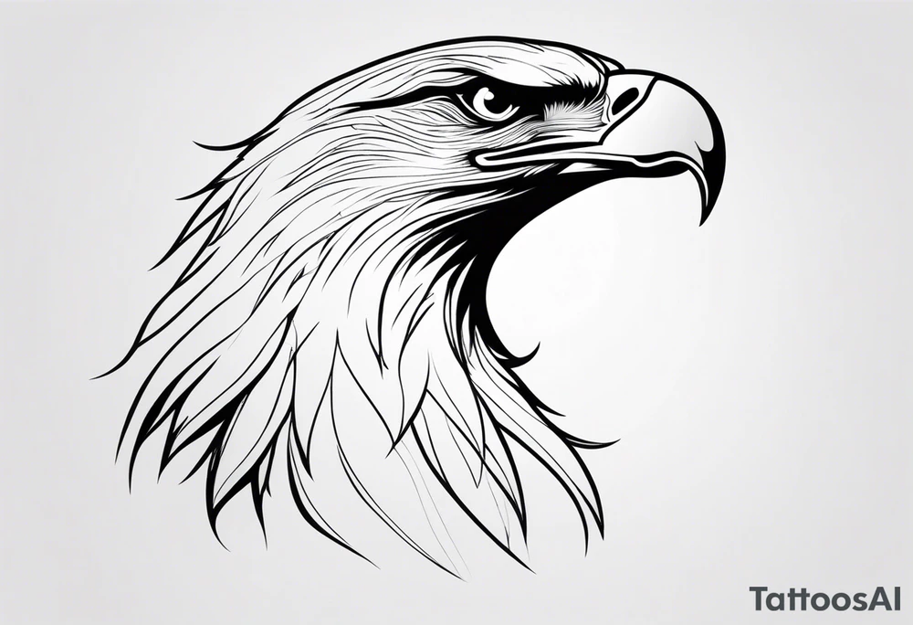 An eagle tattoo idea