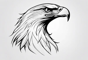 An eagle tattoo idea