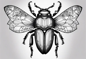 beetle tattoo idea