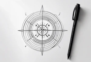 Equator line coordinates tattoo idea