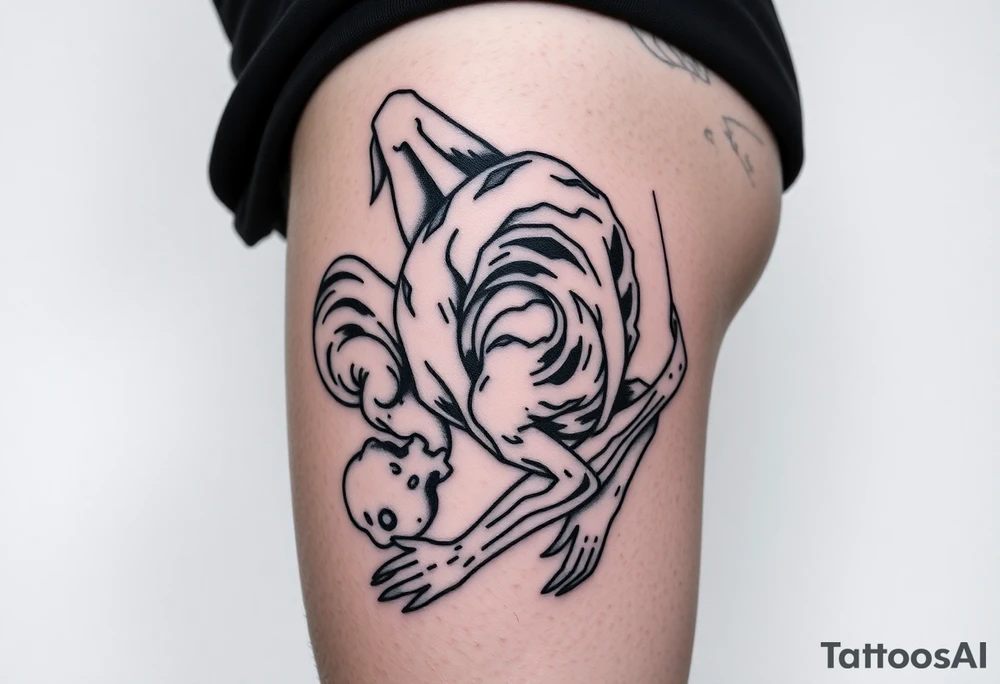 Contortionist tattoo idea