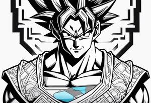 Son Goku tattoo idea