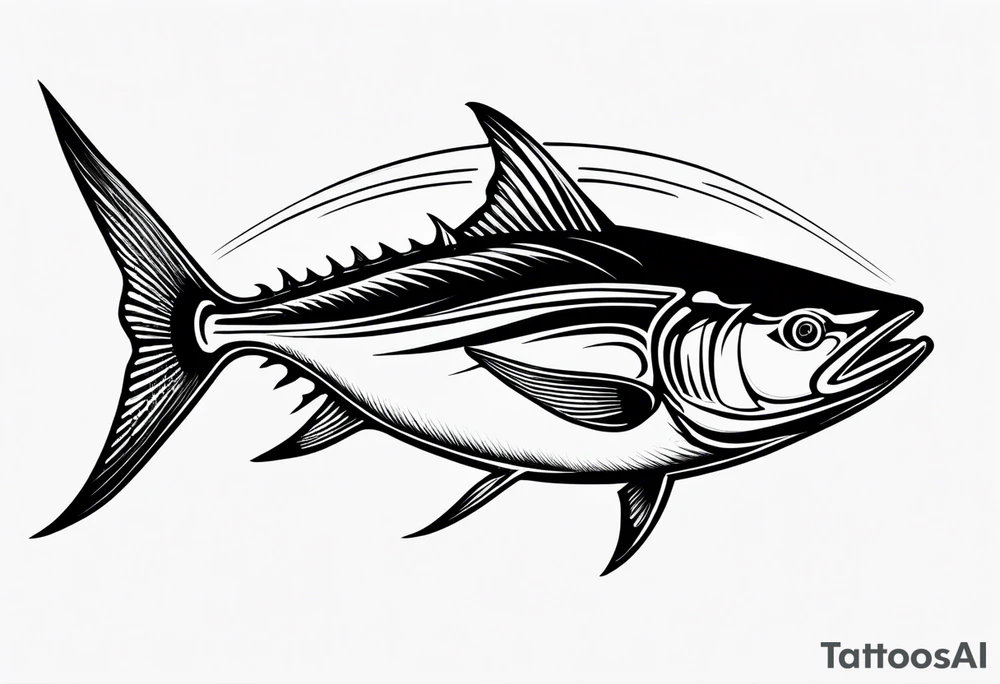 Tuna Fishing
California Beach 
Beer Drinking tattoo idea