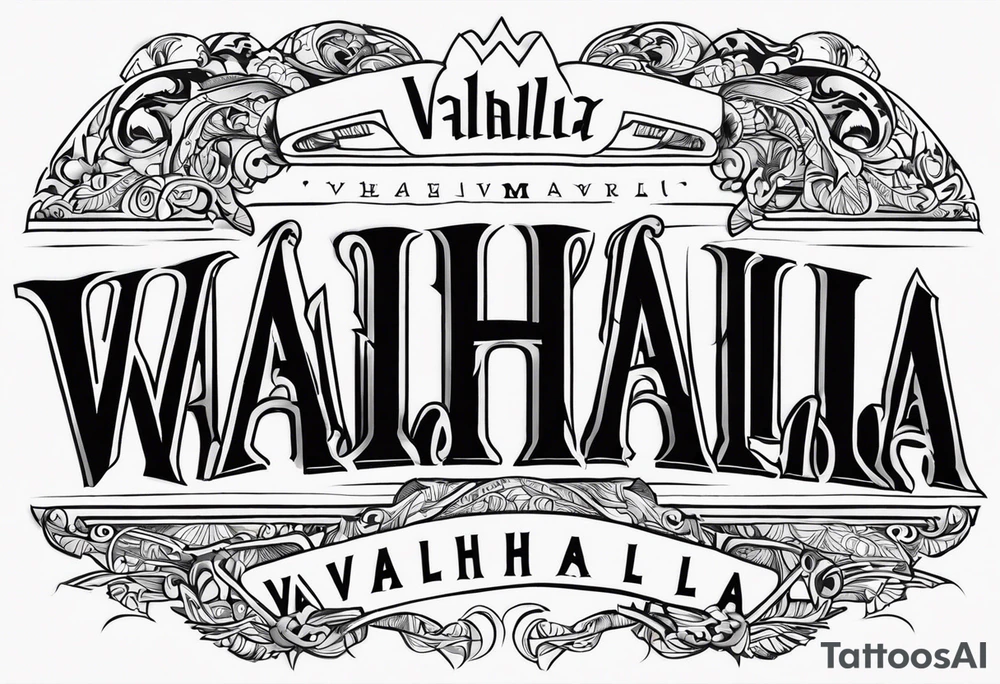 Valhalla tattoo idea