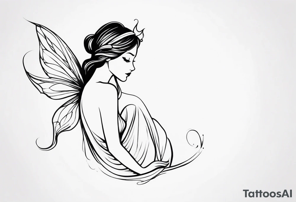 Small Fairy tattoo idea