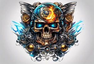 high voltage tattoo idea