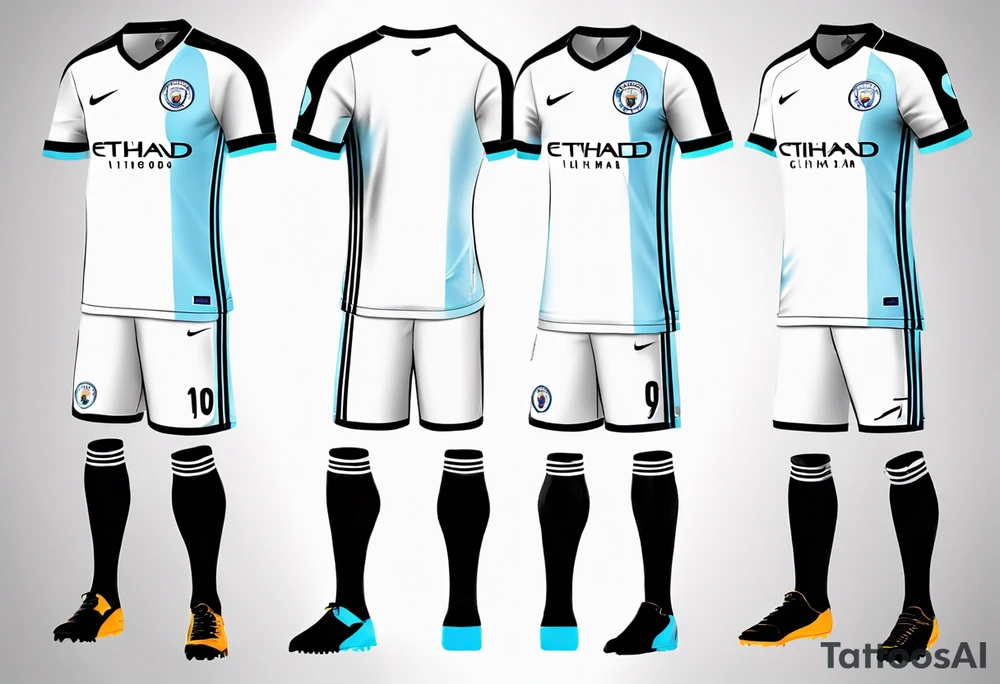 Manchester City third kit wallpaper lightning tattoo idea