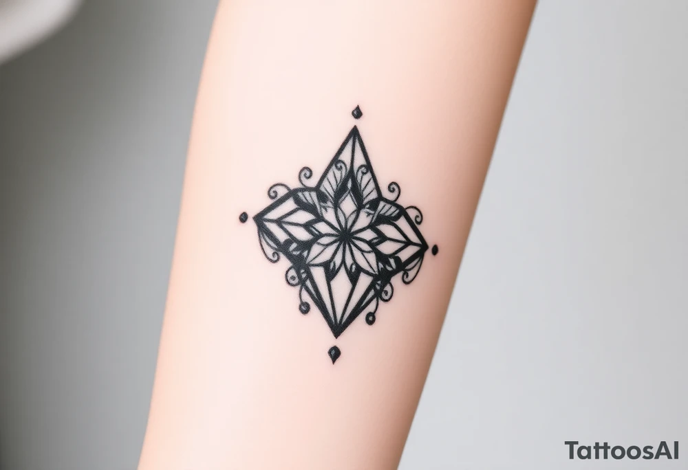 diamond tattoo idea