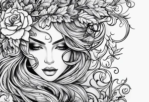 vine work tattoo idea