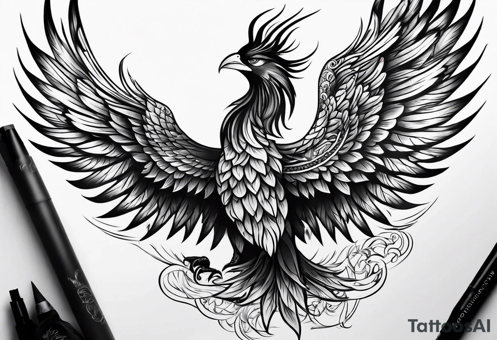 phoenix tattoo idea