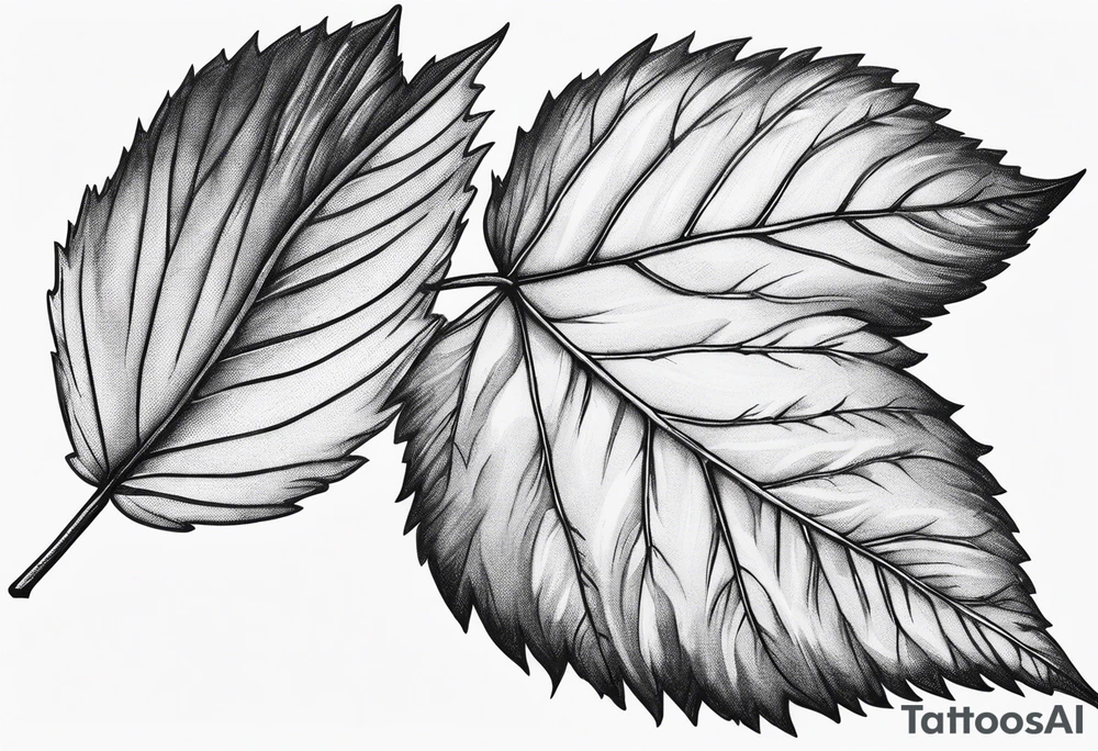 Elm Leaf tattoo idea