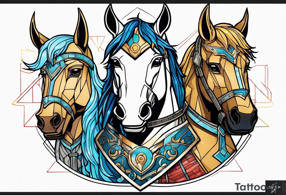 bojack horseman and thor tattoo idea