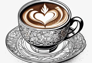 Gilmore girls, coffee, snow tattoo idea