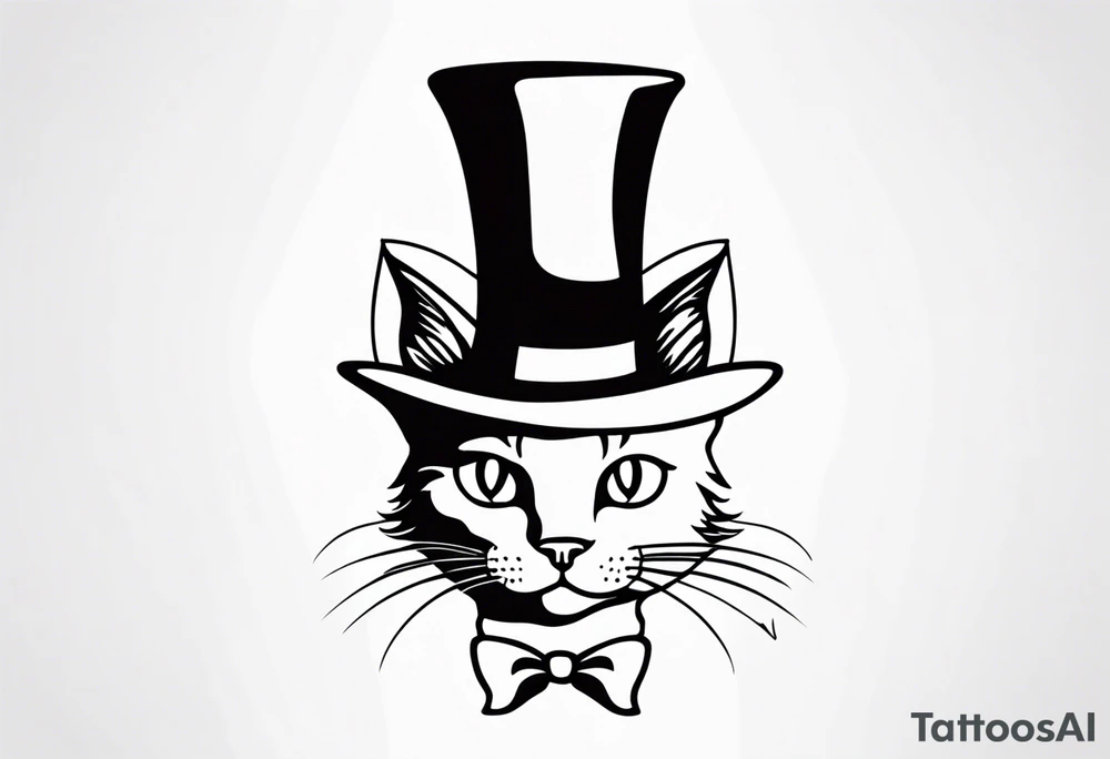 cat in the hat tattoo idea
