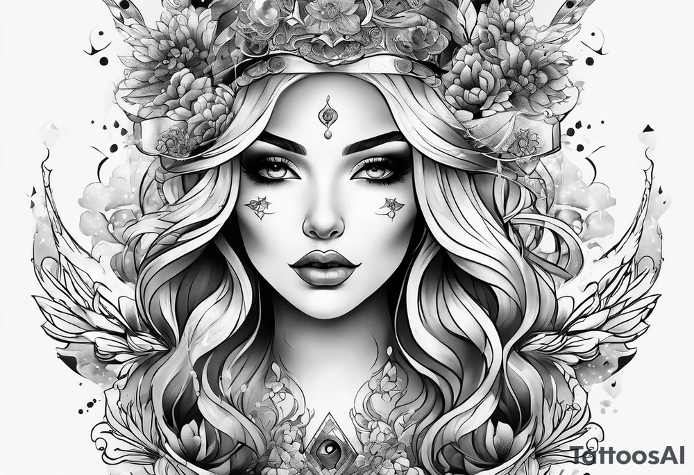 Galaxy shoulder tattoo tattoo idea