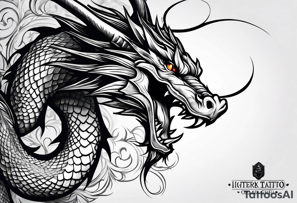 dragon tattoo idea
