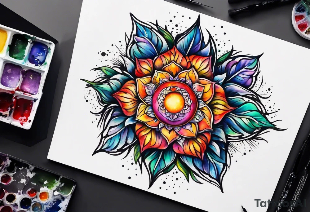 Supernova tattoo idea