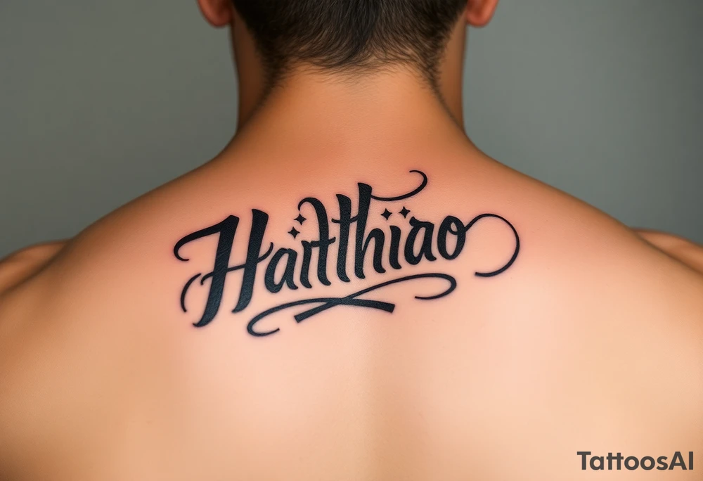 Calligraphy cholo writing tattoo idea