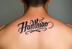 Calligraphy cholo writing tattoo idea