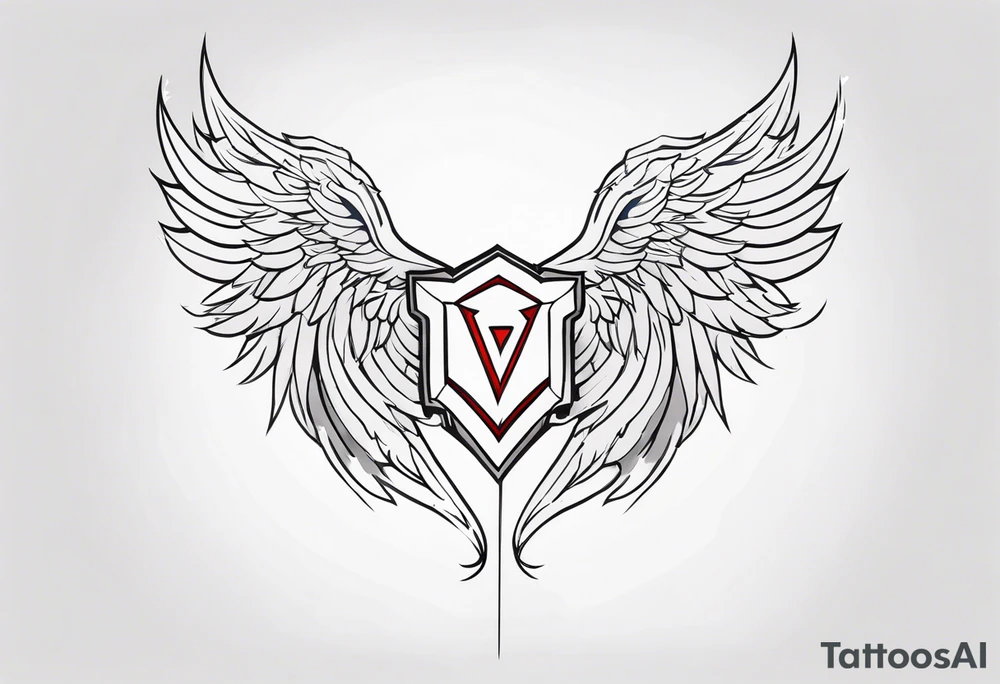 Valkyrie wings tattoo idea