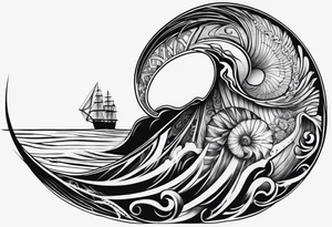Nautilus tattoo idea