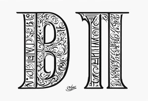 Tattoo ਨਿਰਭਉ ਨਿਰਵੈਰ written in Gurmukhi written text. tattoo idea