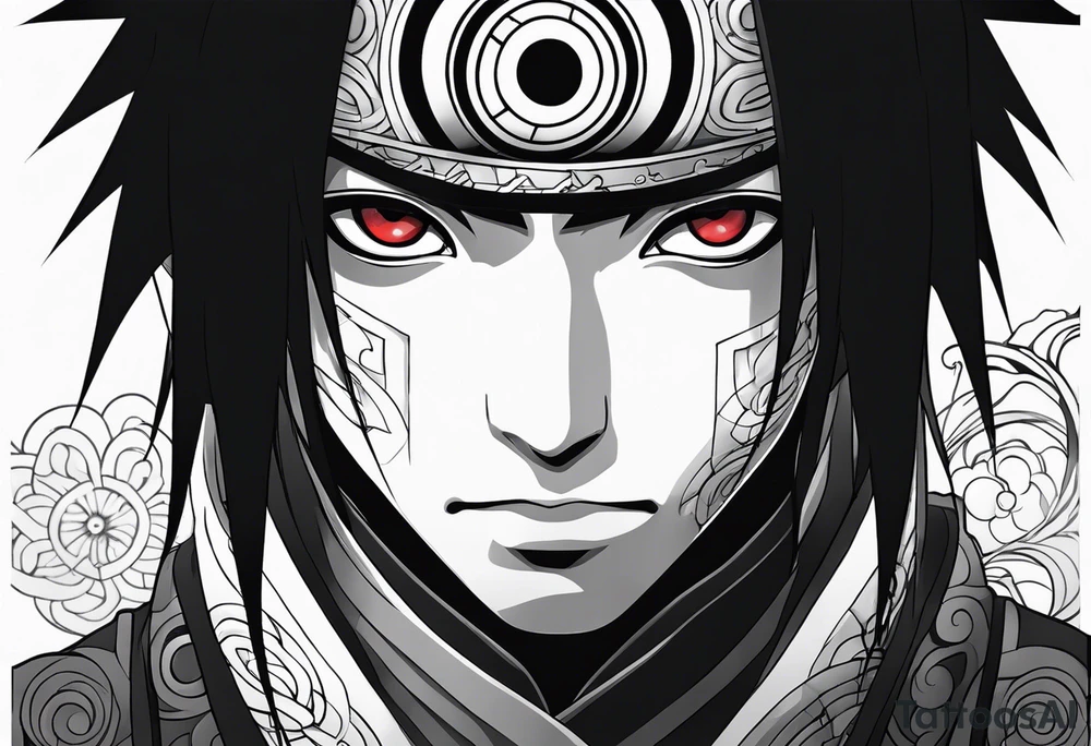 Uchiha itachi sharingan tattoo idea