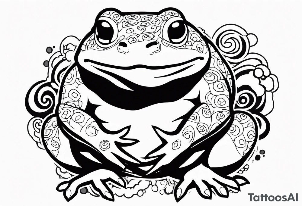 Jiraiya Naruto Gamakichi toad tattoo idea