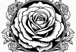 Leah written Withi rose tattoo idea