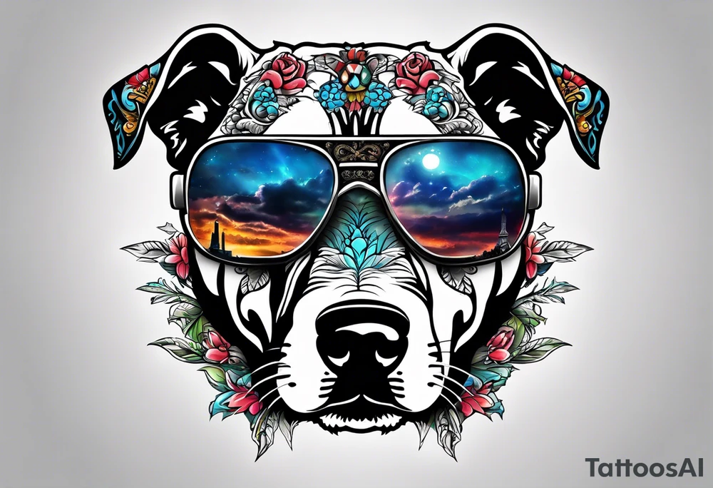 Paw print Air Force tattoo idea