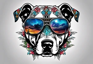 Paw print Air Force tattoo idea