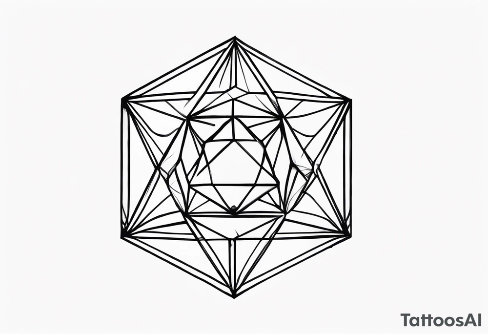 Tesseract tattoo idea