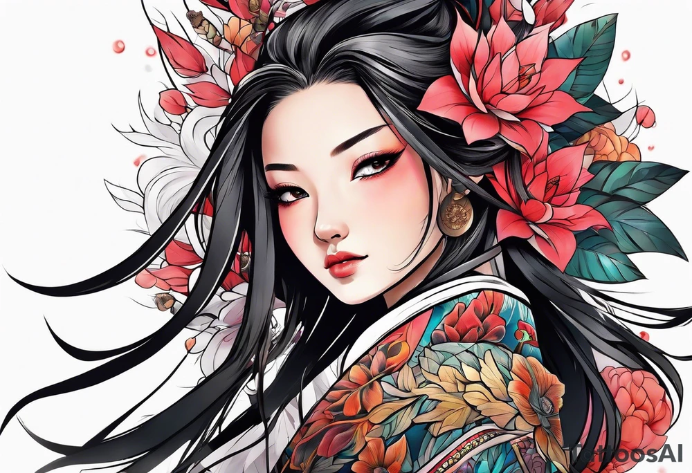 Nezuko tattoo idea