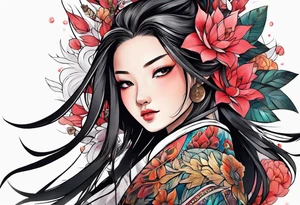 Nezuko tattoo idea