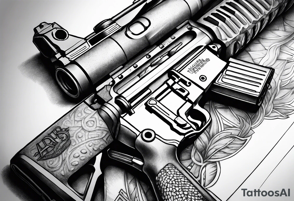 Ar 15 tattoo idea