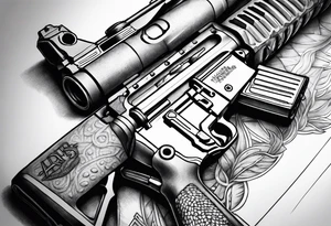 Ar 15 tattoo idea