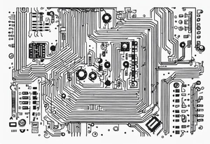 circuit boards tattoo idea