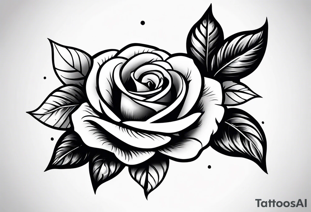 Small Rose tattoo tattoo idea