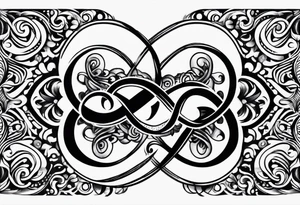 infinity symbol tattoo idea