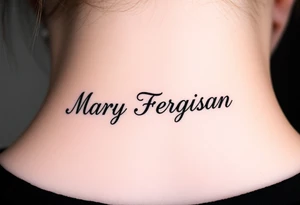 Mary Ferguson tattoo idea