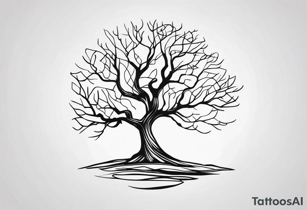 Spooky Tree tattoo idea