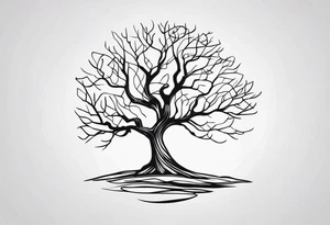 Spooky Tree tattoo idea