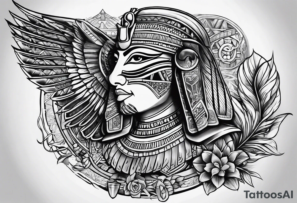 egyptian writing tattoo idea