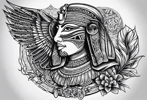 egyptian writing tattoo idea