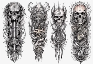 pagan full sleeve tattoo idea